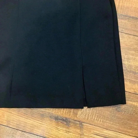 MASSIMO DUTTI BLACK NYLON SKIRT SMALL - Picture 6 of 7